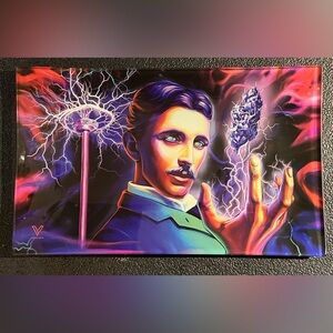 V Syndicate ‘High Voltage’ Tempered Glass Rolling Tray